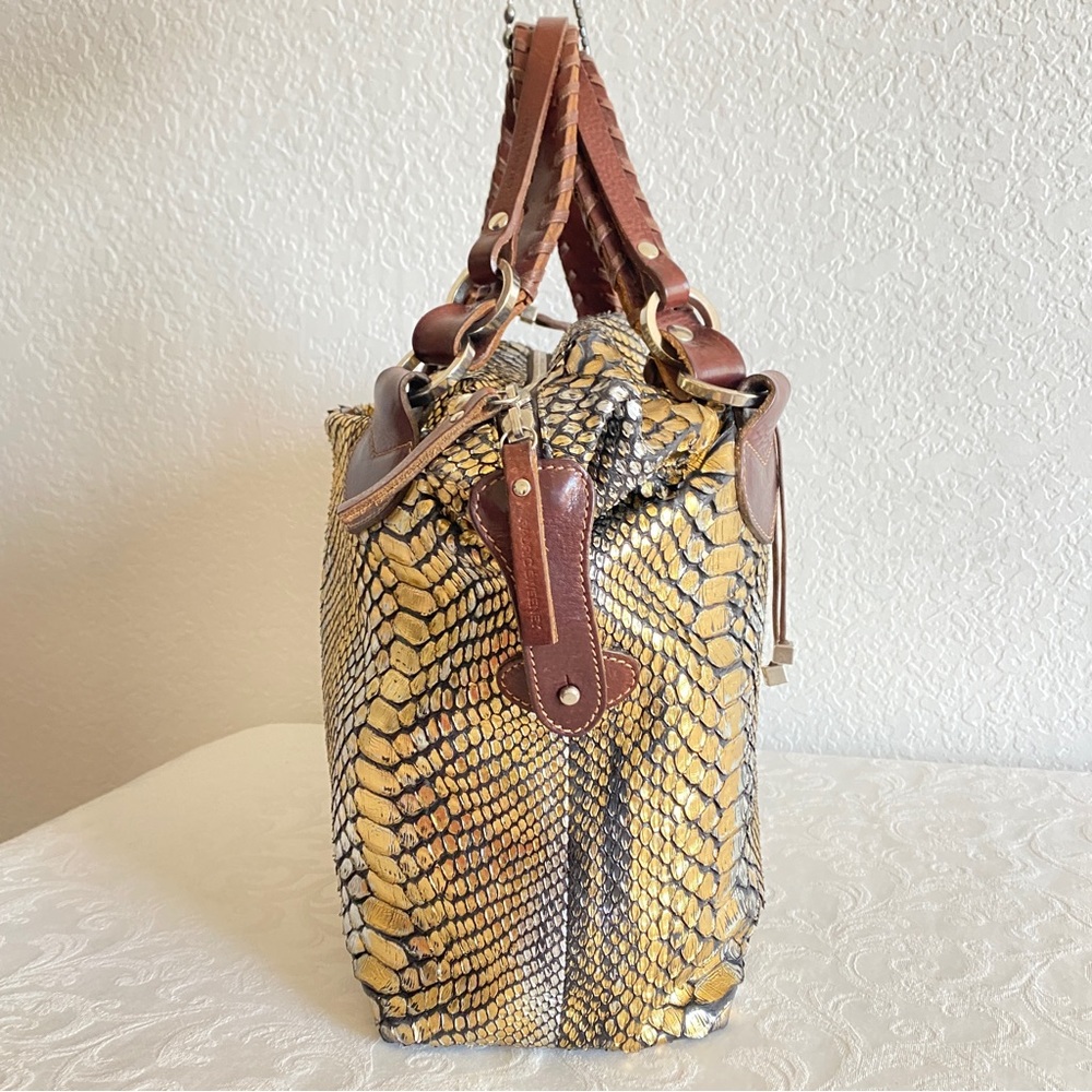 Pauric Sweeney Gold Python Bag - image 4